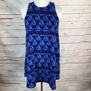 St. Tropez West Sailboat Summer Shift Dress